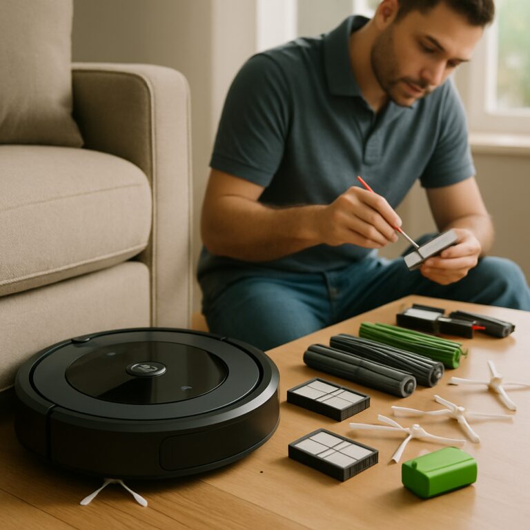 Guía práctica sobre robots aspiradores iRobot Roomba: rendimiento, mantenimiento y recambios en España