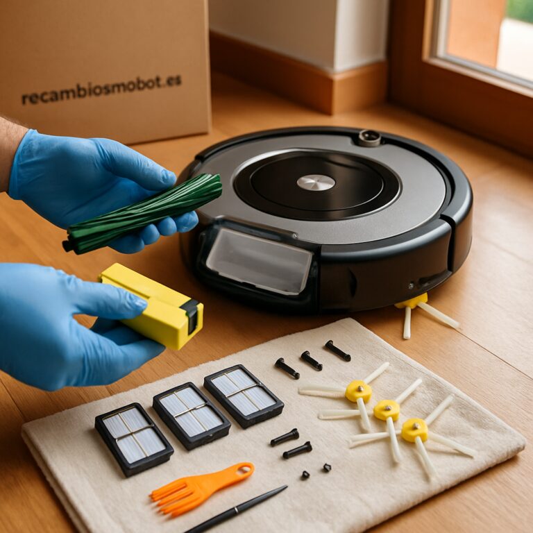 Guía práctica y cercana sobre robots aspiradores iRobot Roomba: mantenimiento, recambios y reparaciones en España